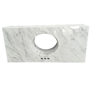 Italian Carrara White Marble Counter Tops