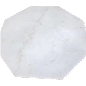Polished Guangxi White Marble Coffee Table Top