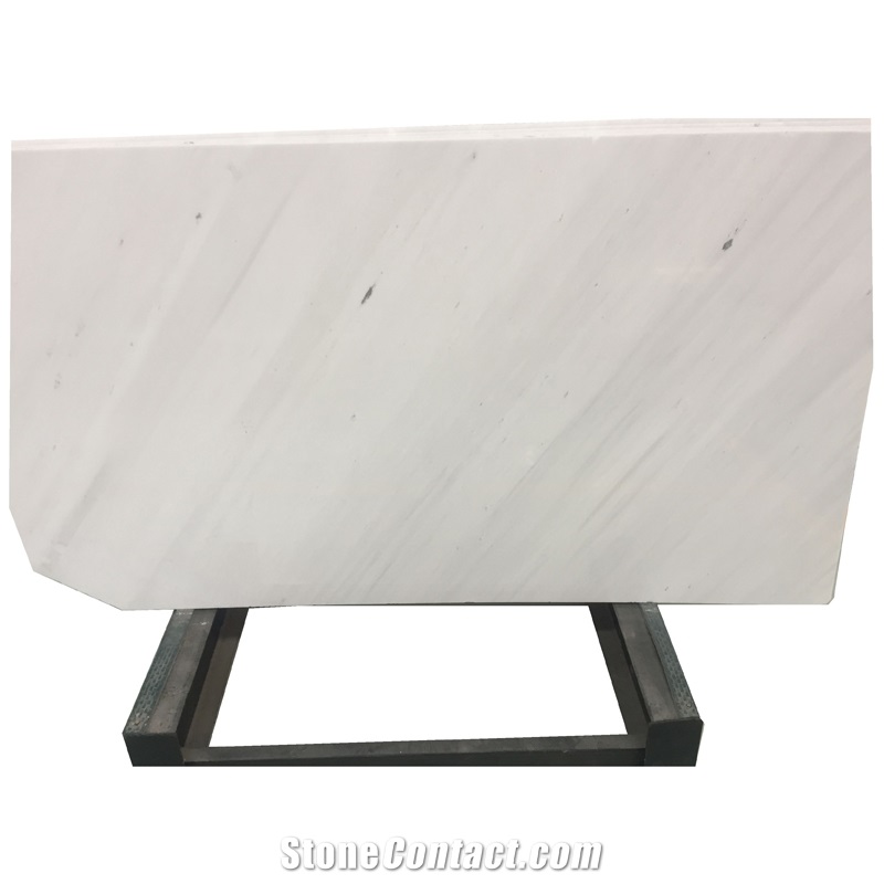 Polished Polaris White Marble Flooring Design