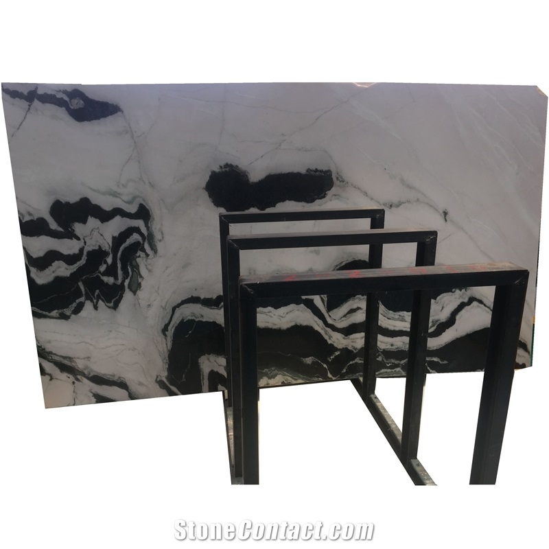 White Marble with Black Veins
