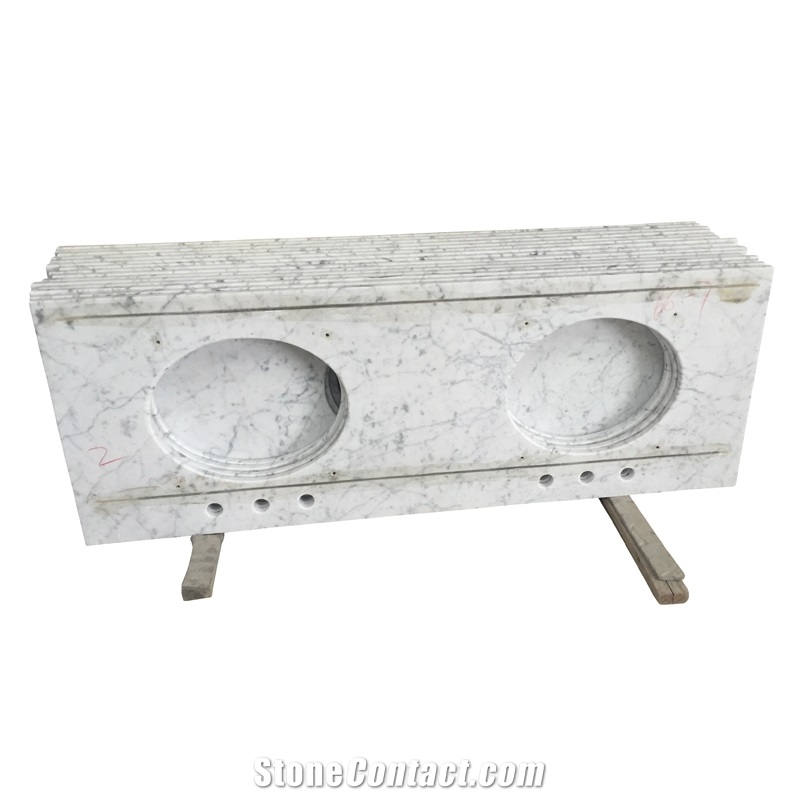 Wholesale Marble Carrara White Vanity Counter Tops