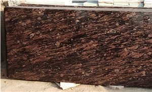 Tiger Brown Indian Granite Slabs