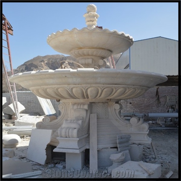 China Garden Supply Marble Fountains for Sale