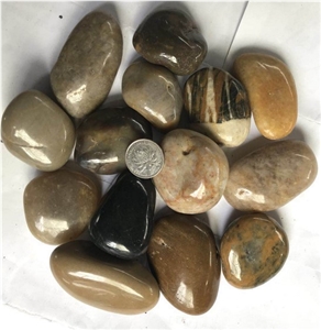 Various Color Natural Stone High Polished Pebbles