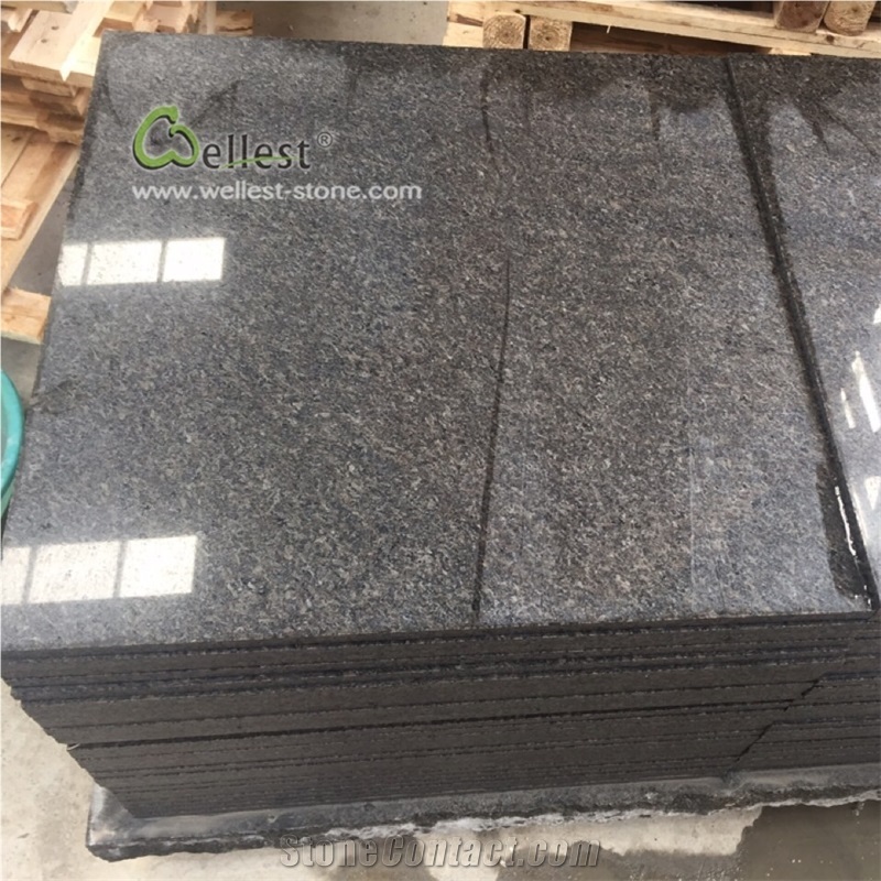 Cheap Price Polished Black Granite Tiles for Floor