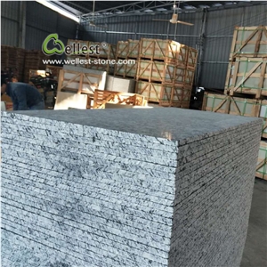 China Spray White Granite Polished Flooring Tiles