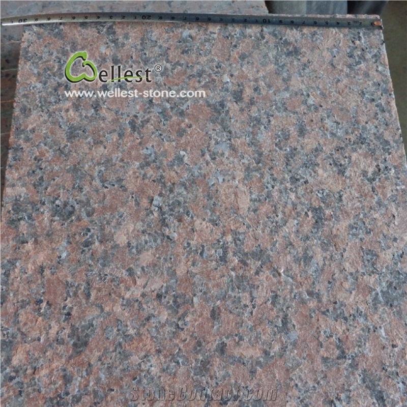 Flamed Red Granite Tiles Outdoor Paving Stone