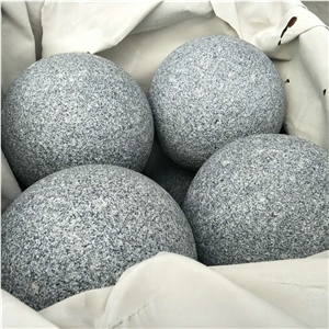 Fargo Landscape Design Grey Granite Ball