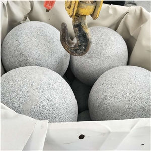 Fargo Landscape Design Grey Granite Ball