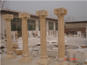 Carved Roman Columns