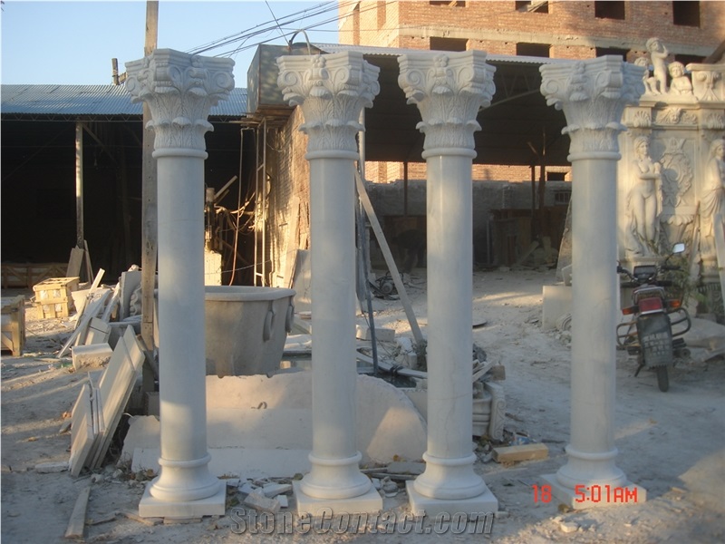 Hollow Marble Columns