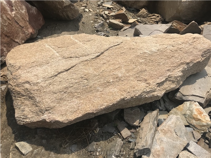 Rust Quartzite Crazy Pave Stone Walling Stone