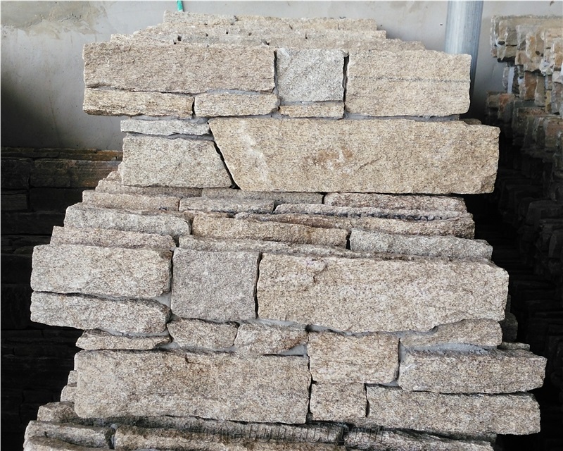 Tiger Skin Stacked Wall Meshed Back Cement