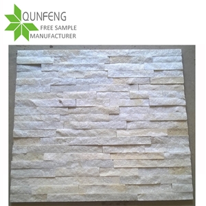 Beige Culture Stone China Quartzite Wall Cladding