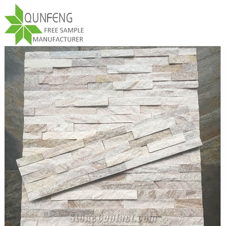 China Quartzite Cladding Ledger Panel Stack Stone