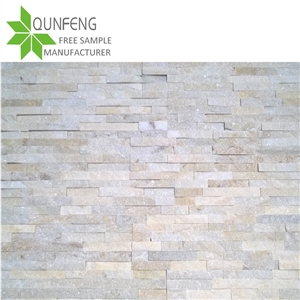 China Quartzite Wall Cladding Panel Stack Stone