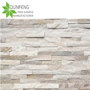 China Stacked Stone Panel Quartzite Wall Cladding