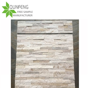 China Stone Panel Cladding Quartzite Wall Covering