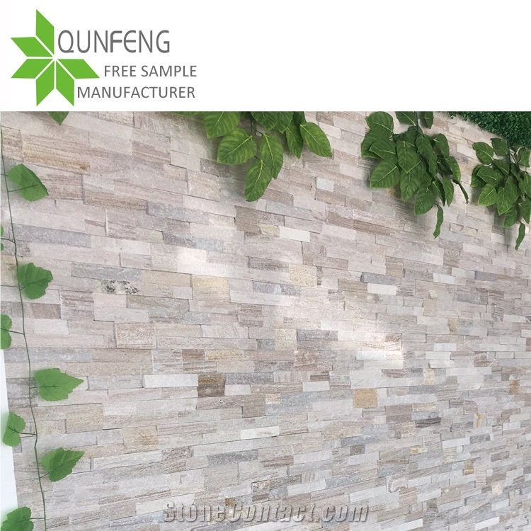 China Stone Panel Cladding Quartzite Wall Covering