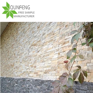 Quartzite Wall Cladding Panel Veneer Stack Stone