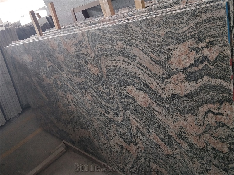 China Multicolor Red Flamed Granite Tiles Prices