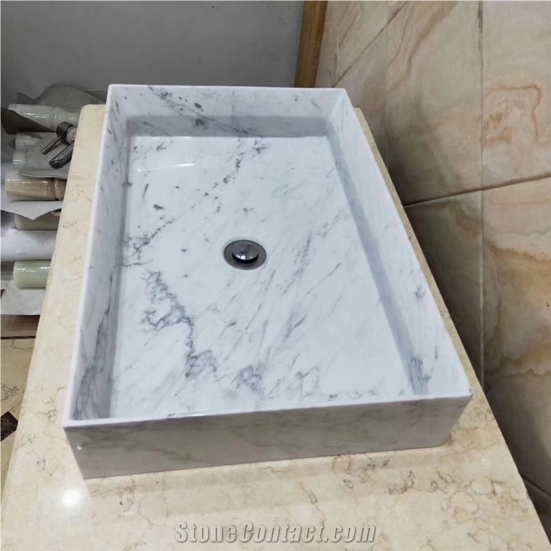 Modern Design Bathroom Stone Wash Basin