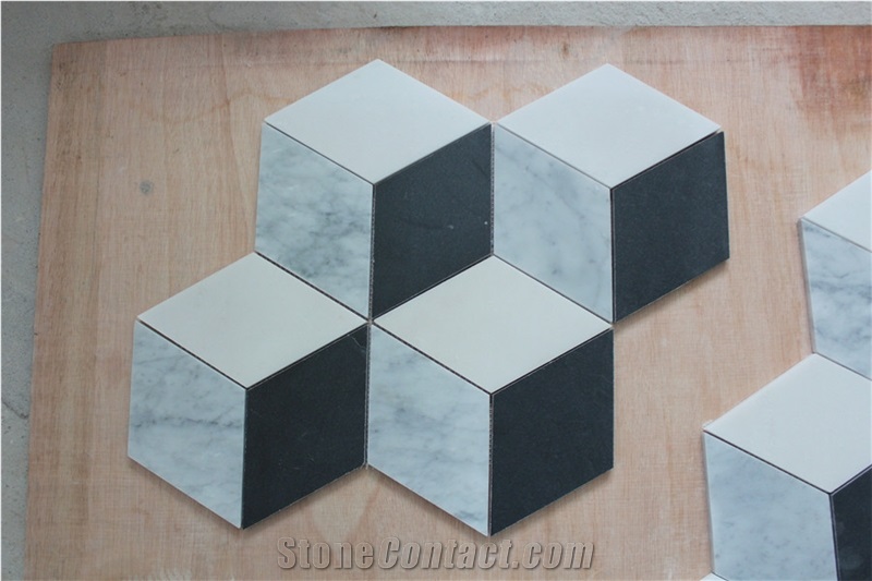 Italy Gray,Bianco Carrara,Greek Thassos Mosaics