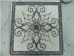 Marble Mosaics Square Carpet Medallions for Lobby