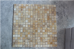 Turkey Honey Onyx Square Mosaic,Tiles