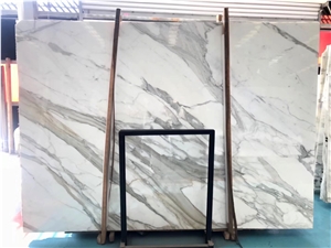 Calacatta White Marble Slabs& Tiles