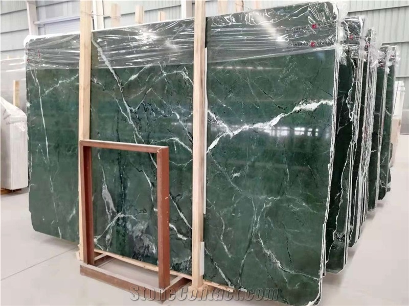Forest Green Marble Slabs& Tiles