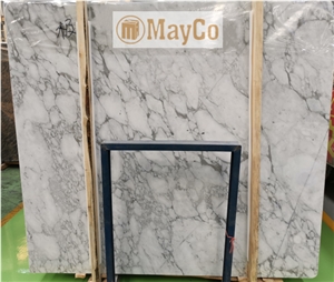 New Arabescato White Marble T18mm Polished Slabs