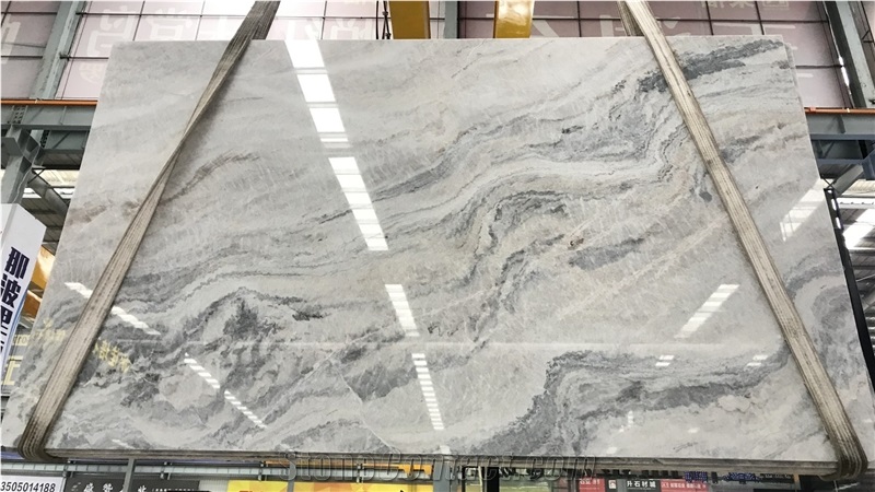 River White Bookmatch Marble Slabs& Tiles