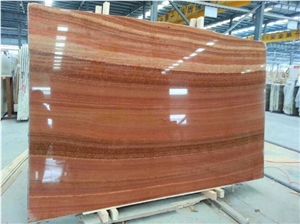 Wooden Red Marble Slabs& Tiles