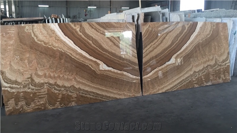 Wooden Red Marble Slabs& Tiles