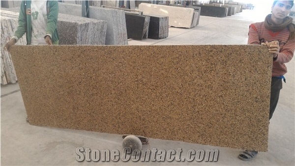 Rose Gold Granite Block, India Gold Granite