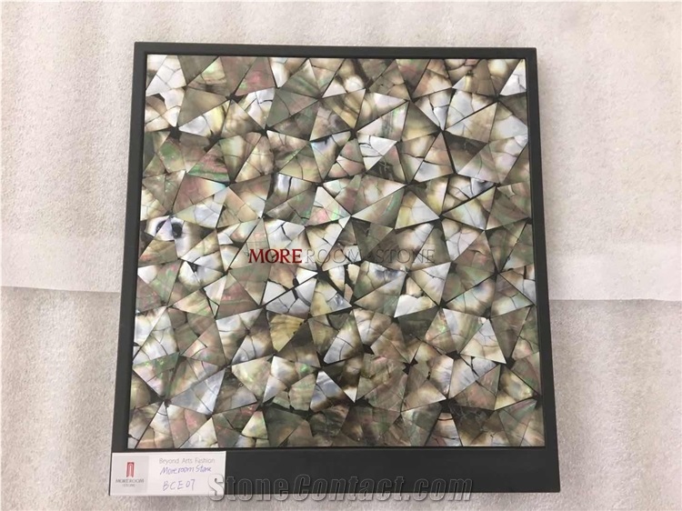 China Polished Bathroom Pearl Shell Mosaic
