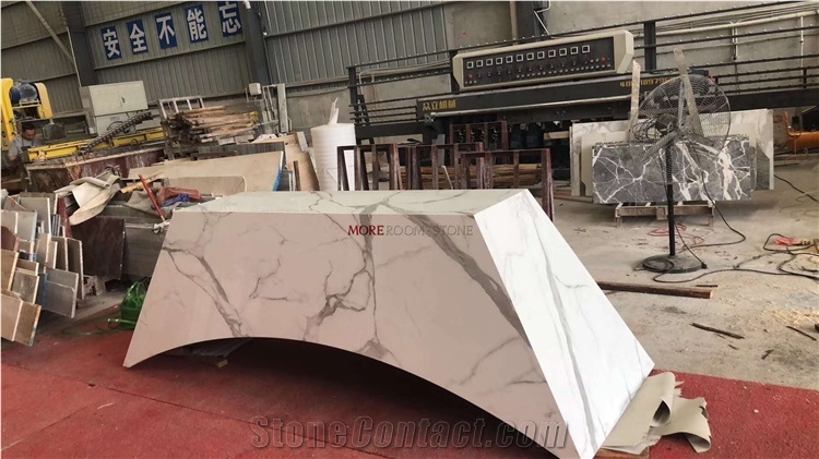 High End Art Design Cutting Shape Marble Table Top