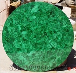 Lightweight Malachite Green Marble Handmade Panels