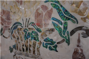 Luxury Commerical Sea Shell Mosaic Tiles