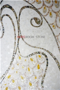 Mother Of Pearl Mosaic Tiles for Wall