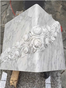 Custom White Marble Carving Stone