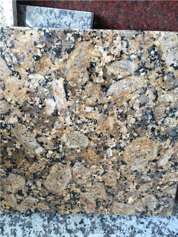 Giallo Fiorto Granite Stone Slabs Tiles Floor Wall