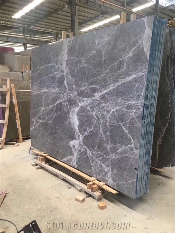 Nather Grey Marble Stone Slabs Tiles Wall Floor