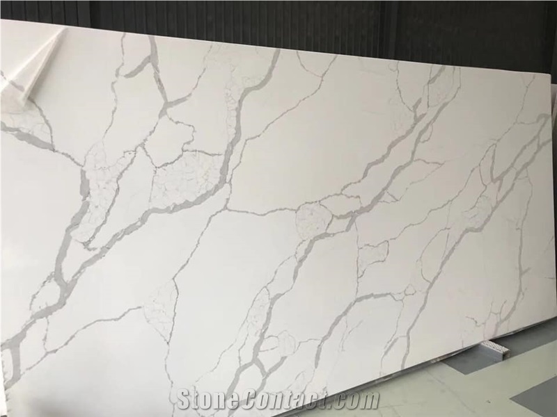 Quartz Marble Stone Slabs White Tiles Wall Floor