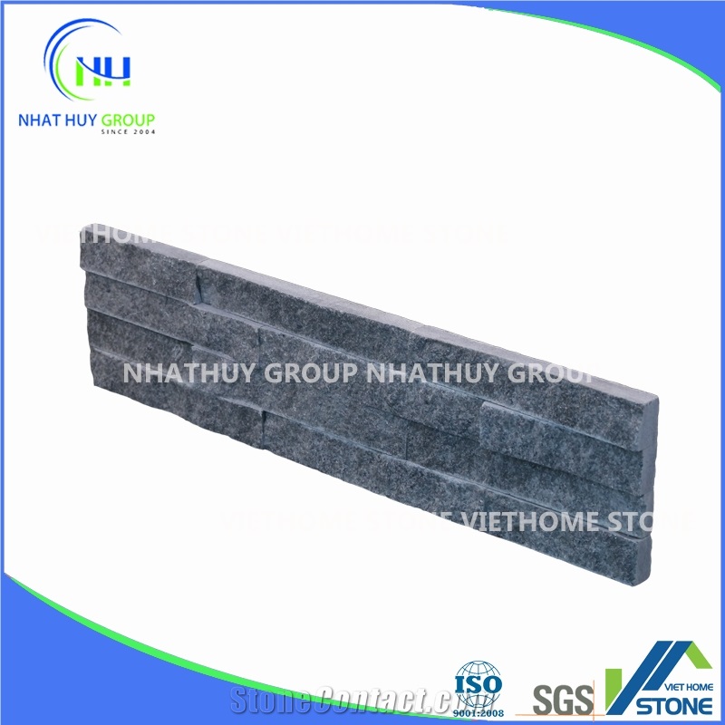 Crystal Black Marble Culture Stone