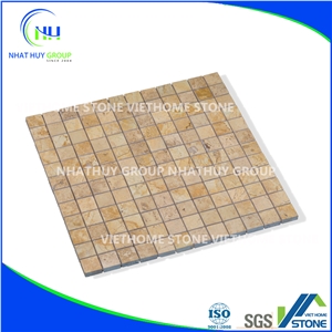 Polished Crystal White Marble Brick Mosaic