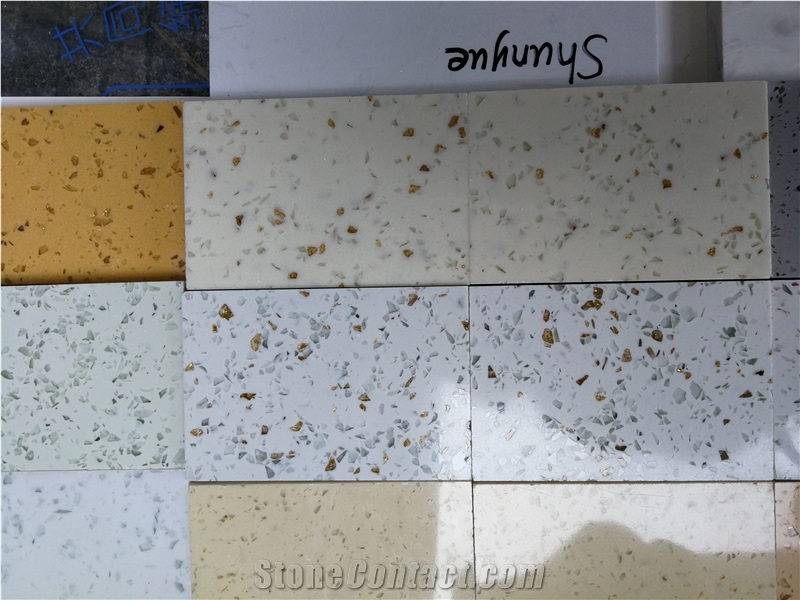 Culture Marble Cream Glass Articial Stone Wall Top