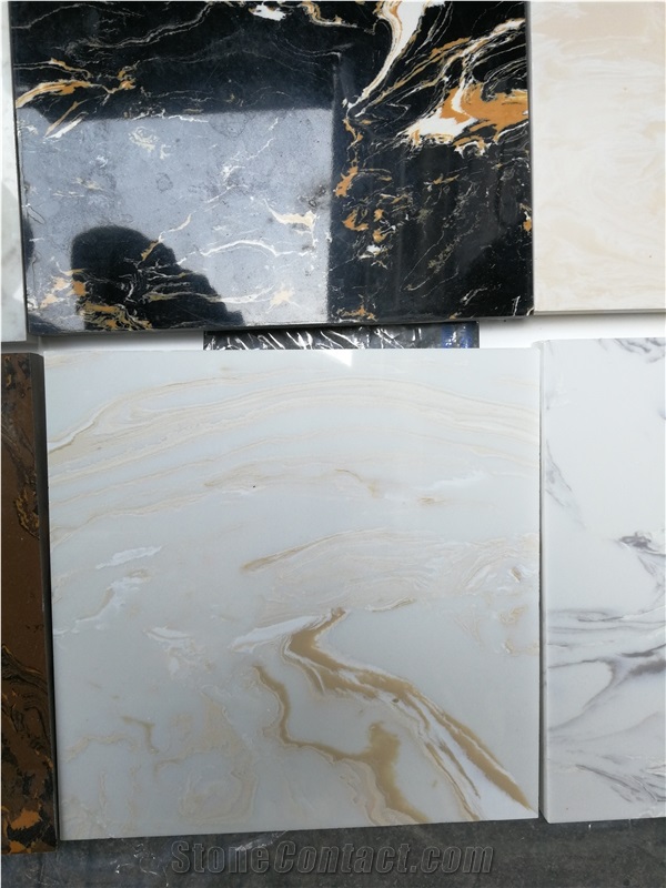 Culture Marble White Articial Stone Wall Top