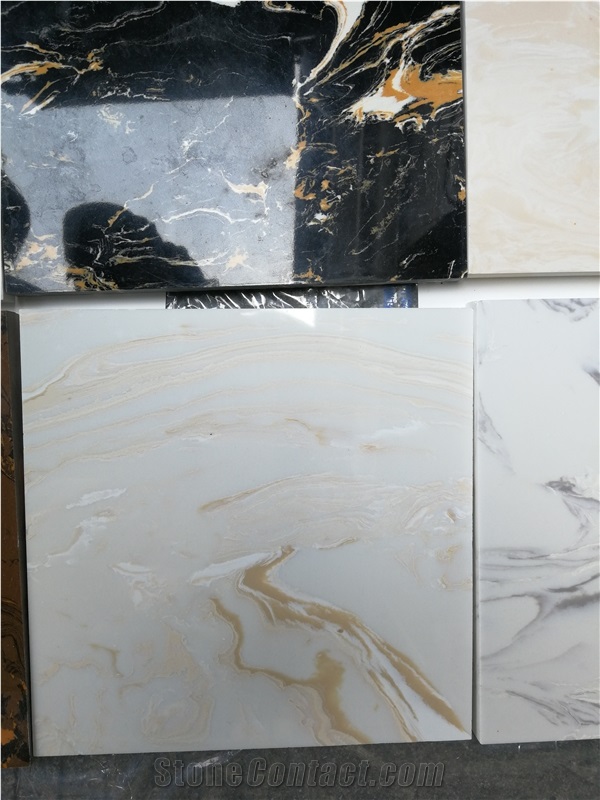 Culture Marble White Articial Stone Wall Top